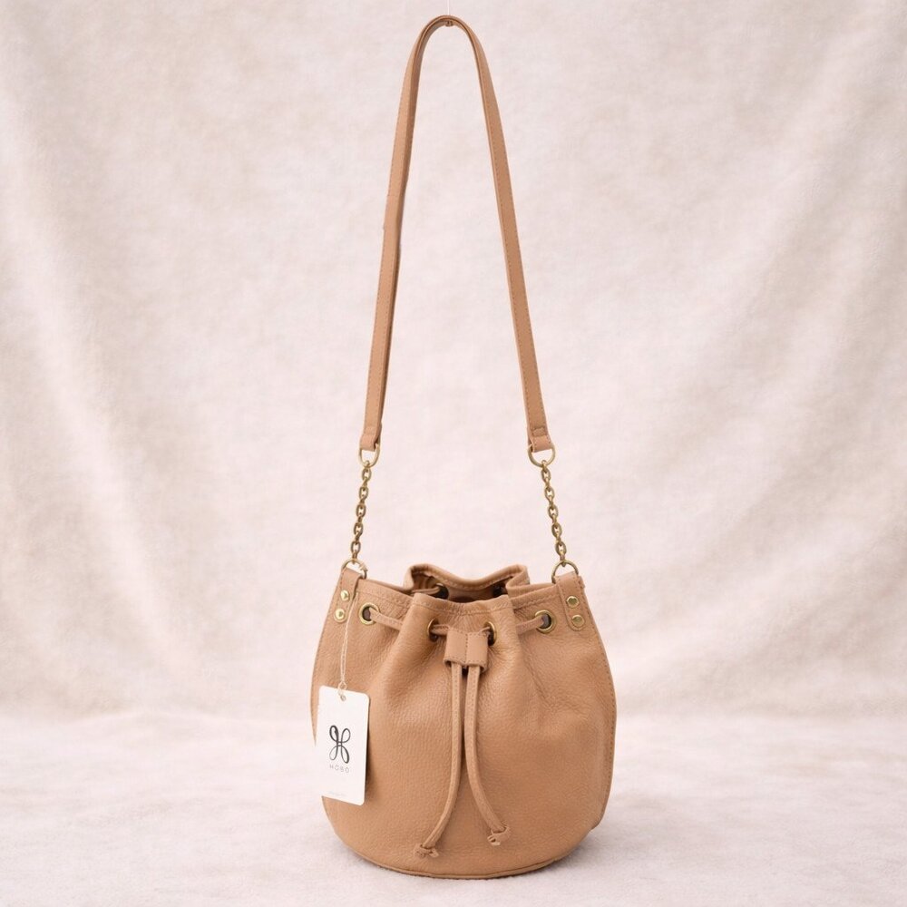 HOBO Pier Bucket Bag Crossbody – Sandstorm NWT + Dust Bag - Picture 5 of 10